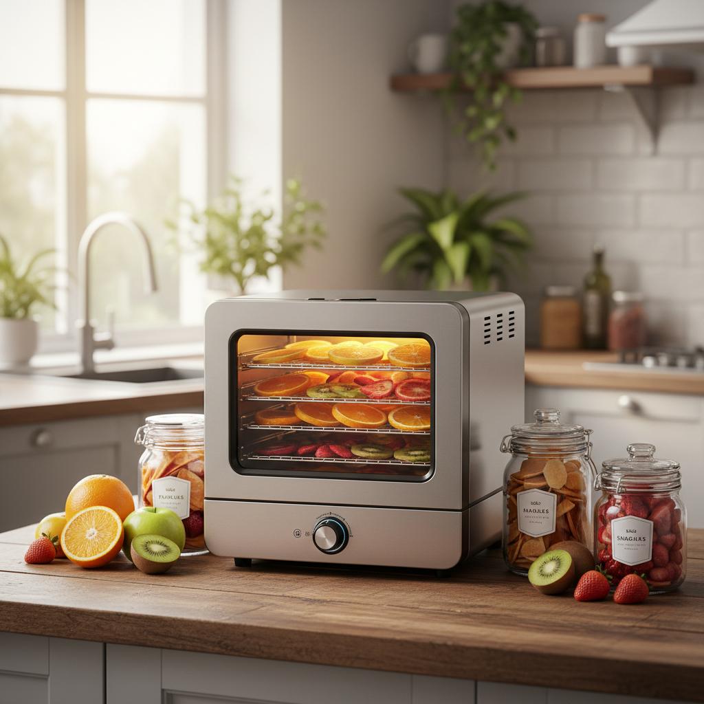 Imagem de destaque: Desidratador de Alimentos Elétrico: O Guia Definitivo para Conservar Sabores e Nutrientes